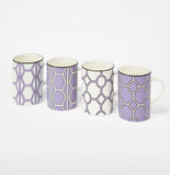 Hex & Hoop Violet Mug Set - SPECIAL OFFER