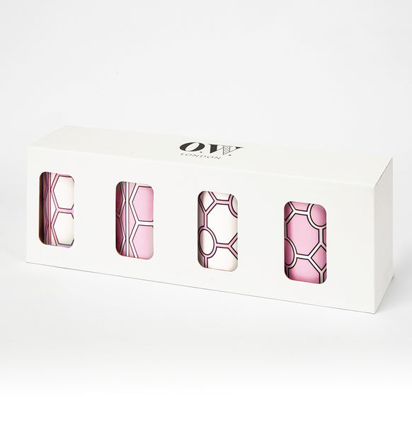 Hex & Hoop Pink Mug Set - SPECIAL OFFER