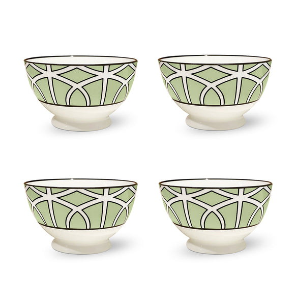 Loop Apple Green Sugar/Nut Bowls Set of 4 - SPECIAL OFFER
