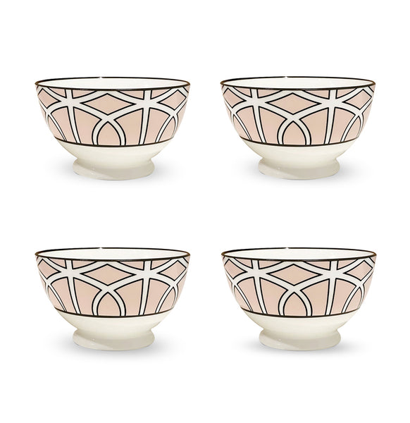 Loop Blush Sugar/Nut Bowls Set of 4 - SPECIAL OFFER