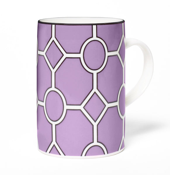 Hoop Violet/White Mug