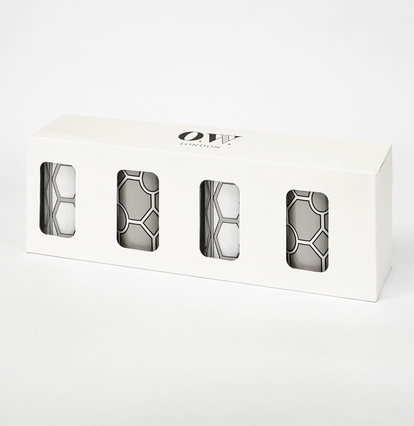 Hex & Hoop Grey Mug Set - SPECIAL OFFER