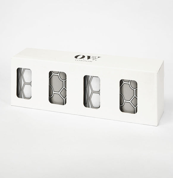 Hex & Hoop Grey Mug Set - SPECIAL OFFER