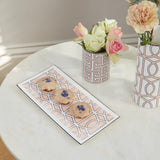 Loop Truffle/White Rectangular Serving Plate
