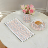 Loop Truffle/White Rectangular Serving Plate