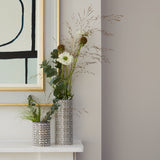 Maze Truffle/White Small Vase