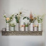 Loop White/Blush Vase