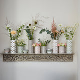 Loop White/Truffle Vase
