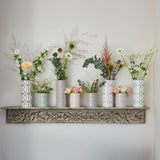 Maze Blush/White Small Vase