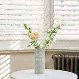 Maze Apple Green/White Vase