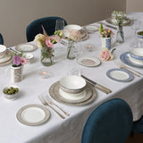 Loop Truffle/White Dinner Plate - Set of 2