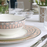 Loop Blush/White Bowl