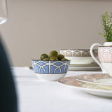 Loop Cornflower Blue Sugar/Nut Bowl