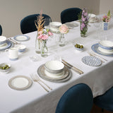 Maze Cornflower Blue/White Bowl