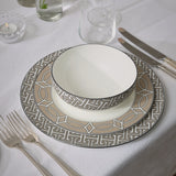 Maze Truffle/White Bowl