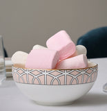 Loop Blush/White Bowl (Gold)