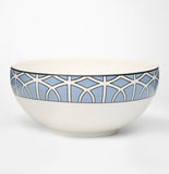 Loop Cornflower Blue/White Bowl