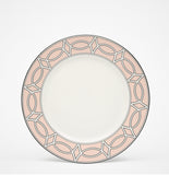 Loop Blush/White Dessert Plate - Set of 2