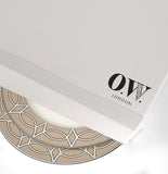 Loop Truffle/White Dinner Plate - Set of 2