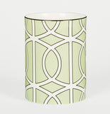 Loop Apple Green/White Small Vase