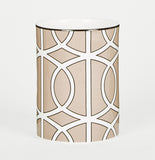 Loop Truffle/White Small Vase