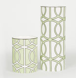 Loop Apple Green/White Small Vase