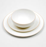 Blush/White Dessert/Salad Plate