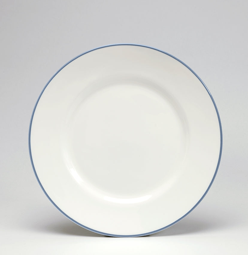 Cornflower Blue/White Dessert/Salad Plate