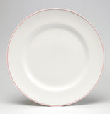 Blush/White Dinner Plate
