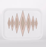 Diamond Blush/Truffle Rectangular Tray
