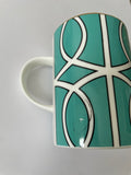 SECONDS Loop Eau de Nil/White Mug (Gold)