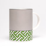 Maze Mid Grey/Green Mug - SOLD OUT