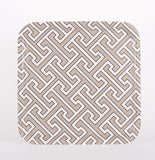 Maze Truffle/White Square Tray - SOLD OUT