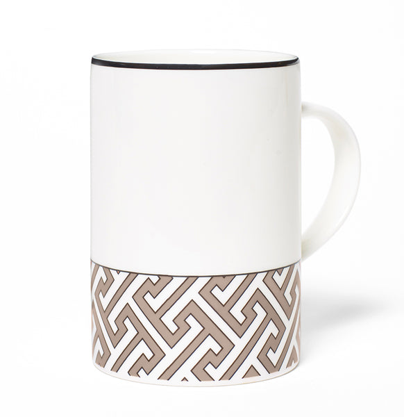 Maze Truffle/White Mug