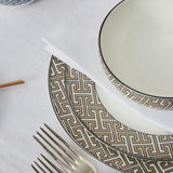 Maze Truffle/White Bowl