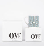 Loop Duck Egg/White Mug (Black)