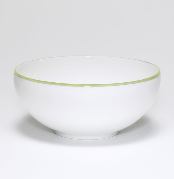 Apple Green/White Bowl