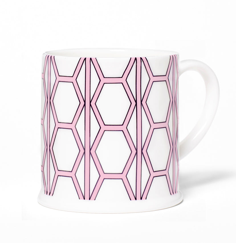 Hex White/Pink Espresso