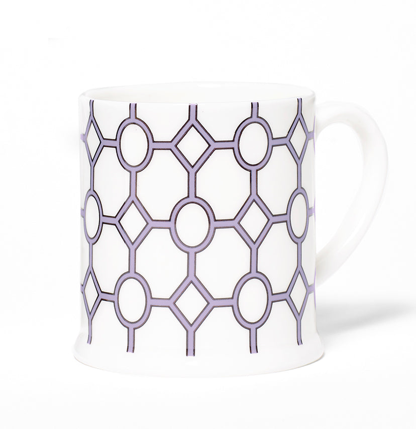 Hoop White/Violet Espresso