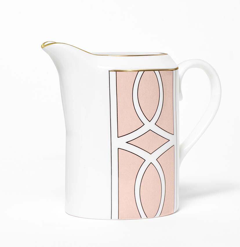 Loop Blush/White Milk Jug (Gold)