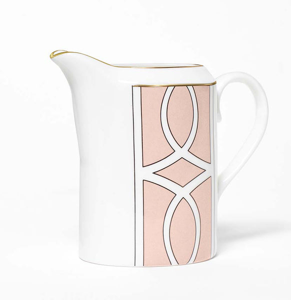 Loop Blush/White Milk Jug (Gold)