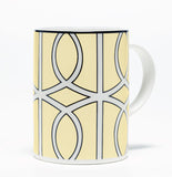 Loop Yellow/White Mug (Black)