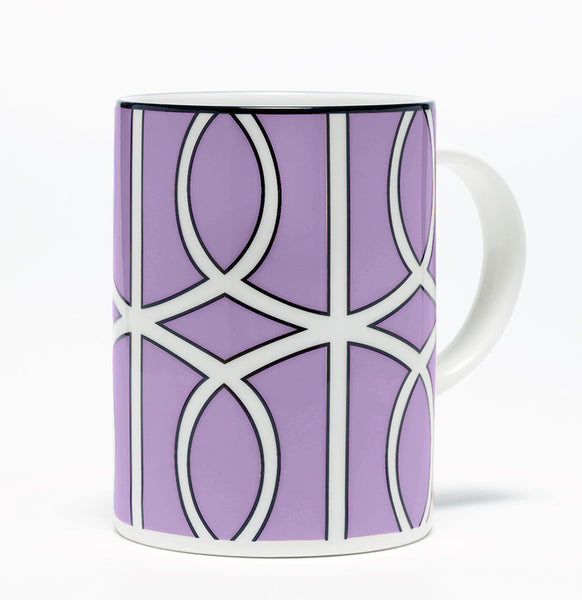 Loop Violet/White Mug (Black)