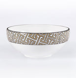 Maze Truffle/White Bowl