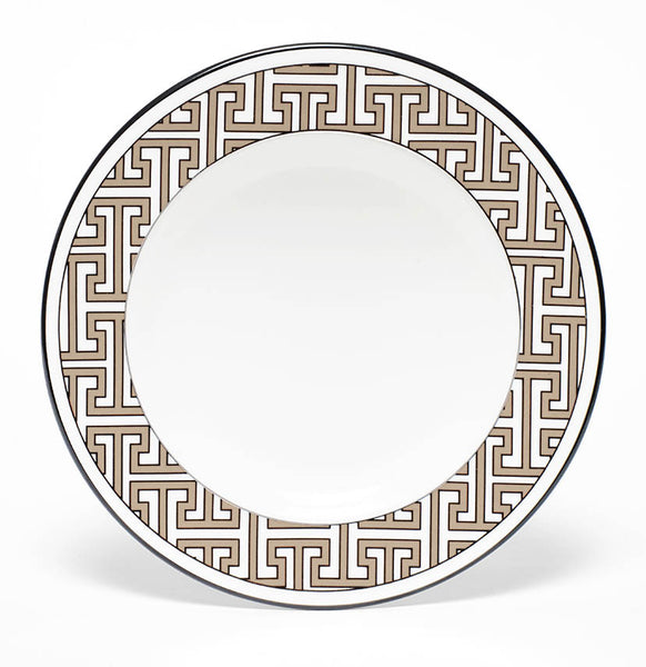 Maze Truffle/White Teaplate/Side Plate Outer Design (Black)