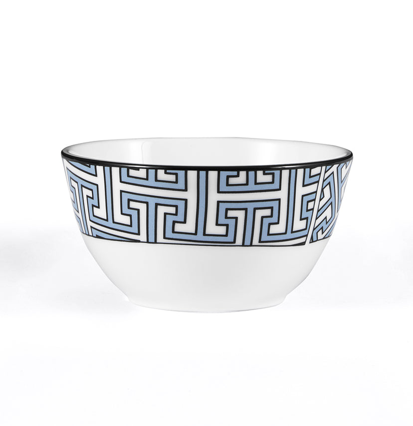 Maze Cornflower Blue Sugar/Nut Bowl