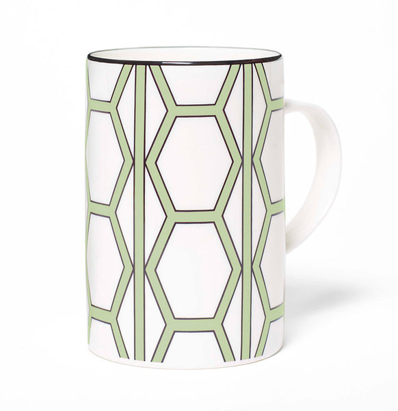 Hex White/Apple Green Mug