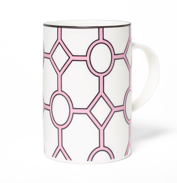 Hoop White/Pink Mug