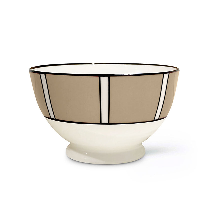 Stripe Truffle Sugar/Nut Bowl