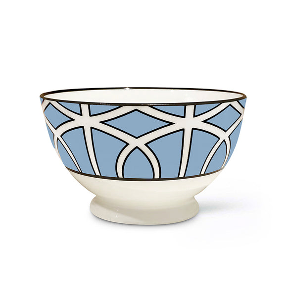 Loop Cornflower Blue Sugar/Nut Bowl